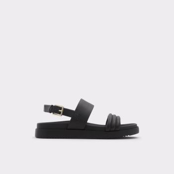 Black Aldo Adwerrandra Women's Flat Sandals | wJ9xFimf