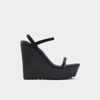 Black Aldo Bodish Women's Dress Sandals | 4vxwVKsP