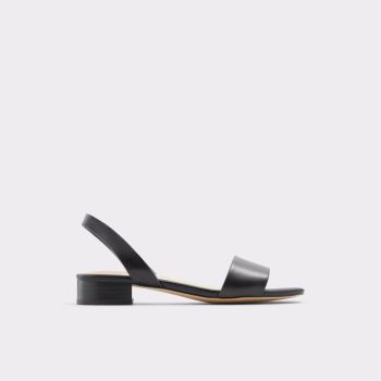 Black Aldo Doredda Women's Flat Sandals | PM3Rd0We