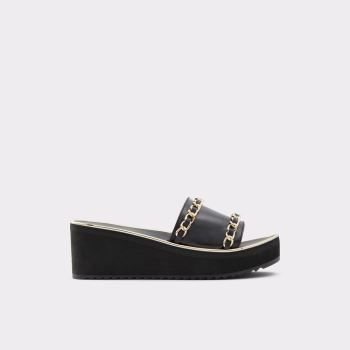 Black Aldo Kaerratlan Women's Sandals | Yj3zZeLF