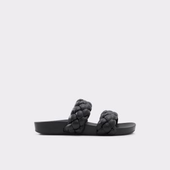 Black Aldo Oaka Women's Flat Sandals | gnmpBoqQ