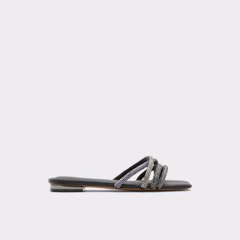 Black Aldo Rossie Women's Dress Sandals | z8XGLKDC