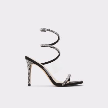 Black Aldo Selima Women's Dress Sandals | 12A2CbU2