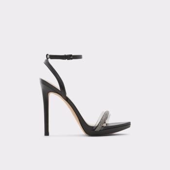 Black Aldo Thirakin Women's Dress Sandals | kglhjFYT