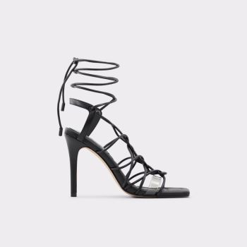 Black Aldo Truelove Women's Dress Sandals | 5TdSoyfq