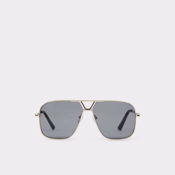 Black-Gold Multi Aldo Adrerarid Men's Sunglasses | d1JGy7sD