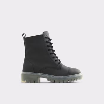 Black Leather Rubber Aldo Reilly Women's Boots | Fq3Mya6r