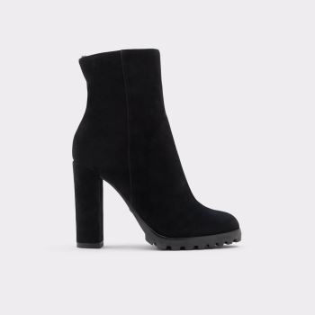 Black Leather Suede Aldo Tealith Women's Boots | ysNB9oLB