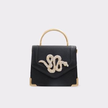 Black Synthetic Mixed Material Aldo Kedaydia Women's Handbag | iVQGIxXc