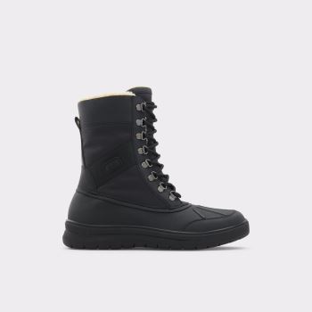 Black Synthetic Mixed Material Aldo Somesu Men's Boots | MEjvIT9f