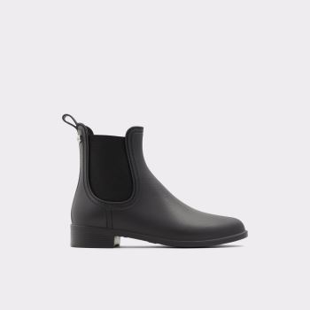 Black Synthetic Rubber Aldo Rain Women's Boots | USGBrlOi