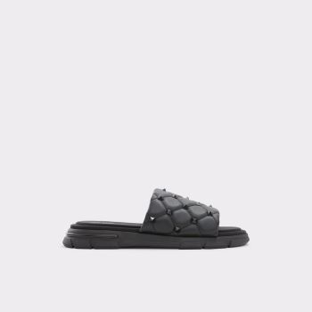 Black Synthetic Smooth Aldo Cuciro Men's Sandals | S7LKEUmg