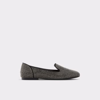 Black Textile Mixed Material Aldo Mythimna Women's Loafers | 2j1HuVs0