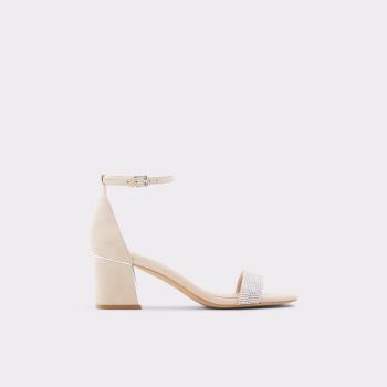 Bone Leather Mixed Material Aldo Kedeaviel Women's Heels | 0PI1bIIY