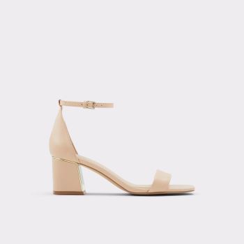 Bone Leather Smooth Aldo Kedeaviel Women's Heels | ftO60w0u