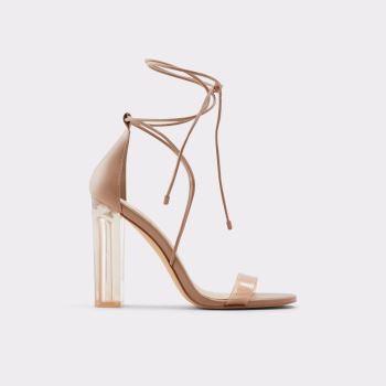 Bone Synthetic Smooth Aldo Onardonia Women's Dress Sandals | OTVu5MQa