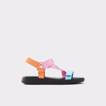 Bright Multi Aldo Eoweniel Women's Flat Sandals | ZVmfTSVm