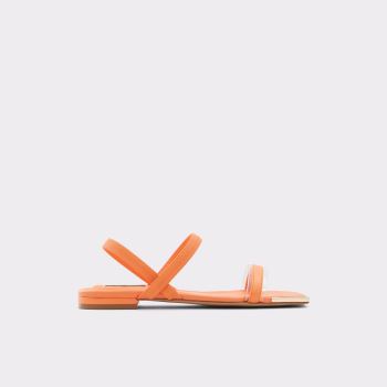 Bright Orange Aldo Wiciratha Women's Flat Sandals | hGsnECv7