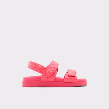 Bright Pink Aldo Eowiliwia Women's Flat Sandals | j8Q2tyin