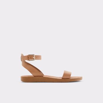 Brown Aldo Kedaredia Women's Flat Sandals | L8ZNdQtP