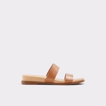 Cognac Aldo Aliawen Women's Flat Sandals | KmOGvb6x