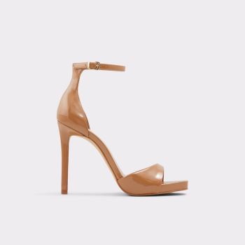 Cognac Aldo Livia Women's Sandals | 5KUZSZUM