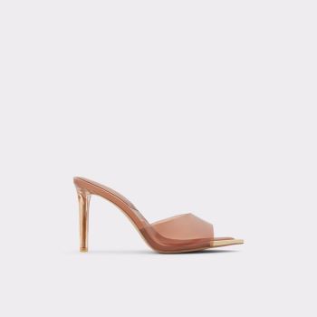 Dark Beige Aldo Annabrilden Women's Sandals | 3RWGbwvW