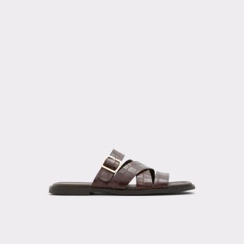 Dark Brown Aldo Dampel Men's Sandals | 1O77PrM6