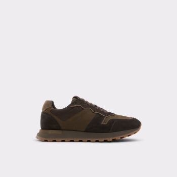 Dark Brown Aldo Huntingdale Men's Sneakers | WluaJoH2