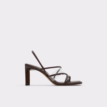 Dark Brown Aldo Jennifer Women's Dress Sandals | WXCk1KlH