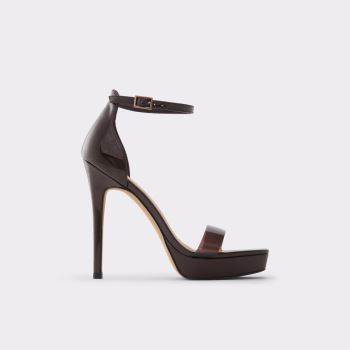 Dark Brown Aldo Scarlett Women's Dress Sandals | lF8Vc9oI