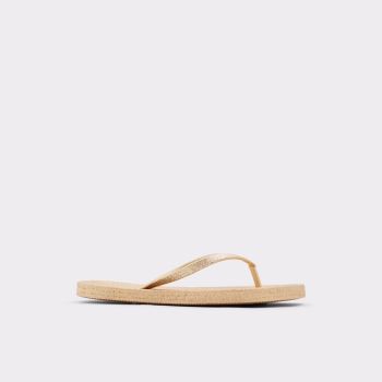 Gold Aldo Aloomba Women's Flat Sandals | YgOE2rUq