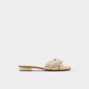 Gold Aldo Coredith Women's Dress Sandals | Yhg10hFn