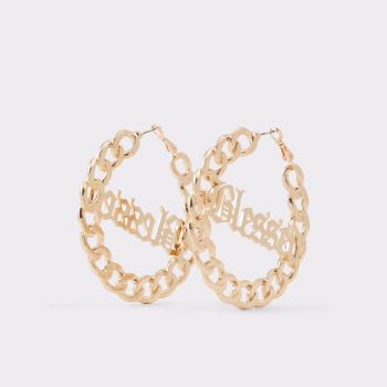 Gold Aldo Nobellaan Women's Earrings | H6IosFPV