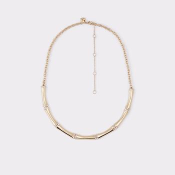 Gold-Clear Multi Aldo Adedridan Women's Necklace | AvF3ookp