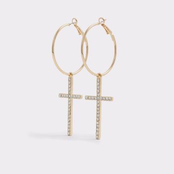 Gold-Clear Multi Aldo Anedeb Women's Earrings | ibAzx41v