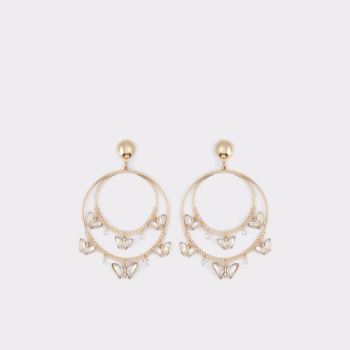 Gold-Clear Multi Aldo Battersea Women's Earrings | 75ri1vYj