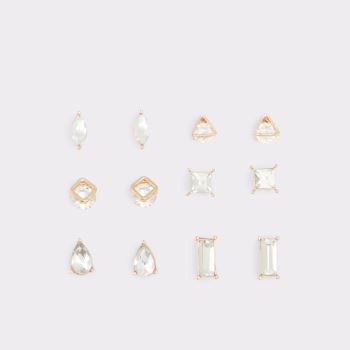 Gold-Clear Multi Aldo Chudda Women's Earrings | jbcuetf7