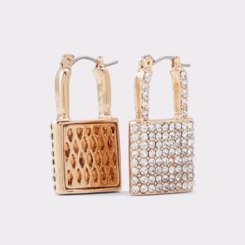 Gold-Clear Multi Aldo Doevia Women's Earrings | tGk9YAIq