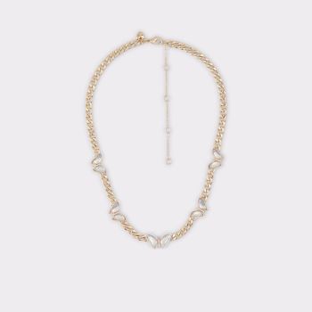 Gold-Clear Multi Aldo Etireri Women's Necklace | 1ky1zu66