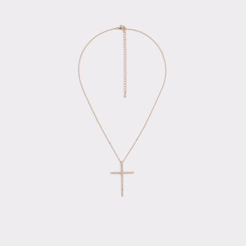 Gold-Clear Multi Aldo Gannet Women's Necklace | soxpEUs3