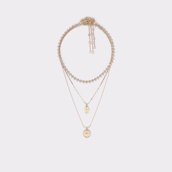 Gold-Clear Multi Aldo Legardomwen Women's Necklace | 4yIMIQv6