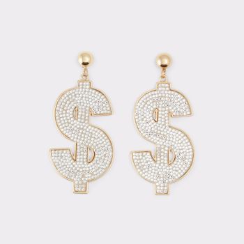 Gold-Clear Multi Aldo Moneyauri Women's Earrings | cBjK0DVA