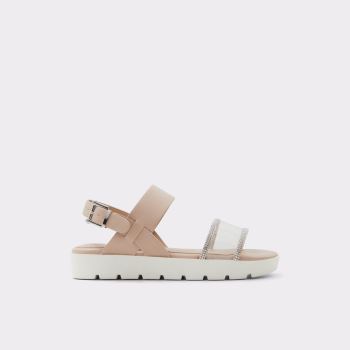 Light Pink Aldo Hailey Women's Flat Sandals | KBry1M5w