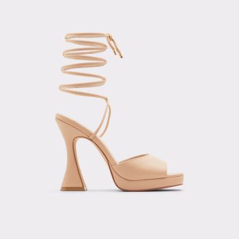 Medium Beige Aldo Daphnee Women's Sandals | kcwXVr85