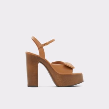 Medium Brown Aldo Bambola Women's Heels | FyYSFGjP