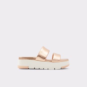 Rose Gold Aldo Cirea Women's Wedges | qkhWSCj0