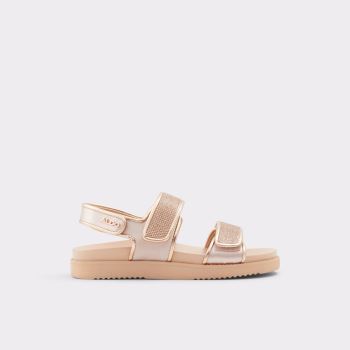 Rose Gold Aldo Eowiliwia Women's Flat Sandals | HKEggB1q