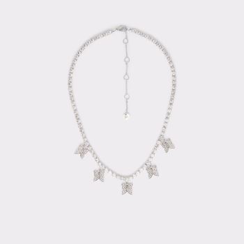 Silver-Clear Multi Aldo Filian Women's Necklace | GADHYkVu