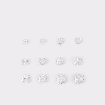 Silver-Clear Multi Aldo Laportea Women's Earrings | cfR24Zui